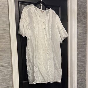 Banana Republic White Mini Dress